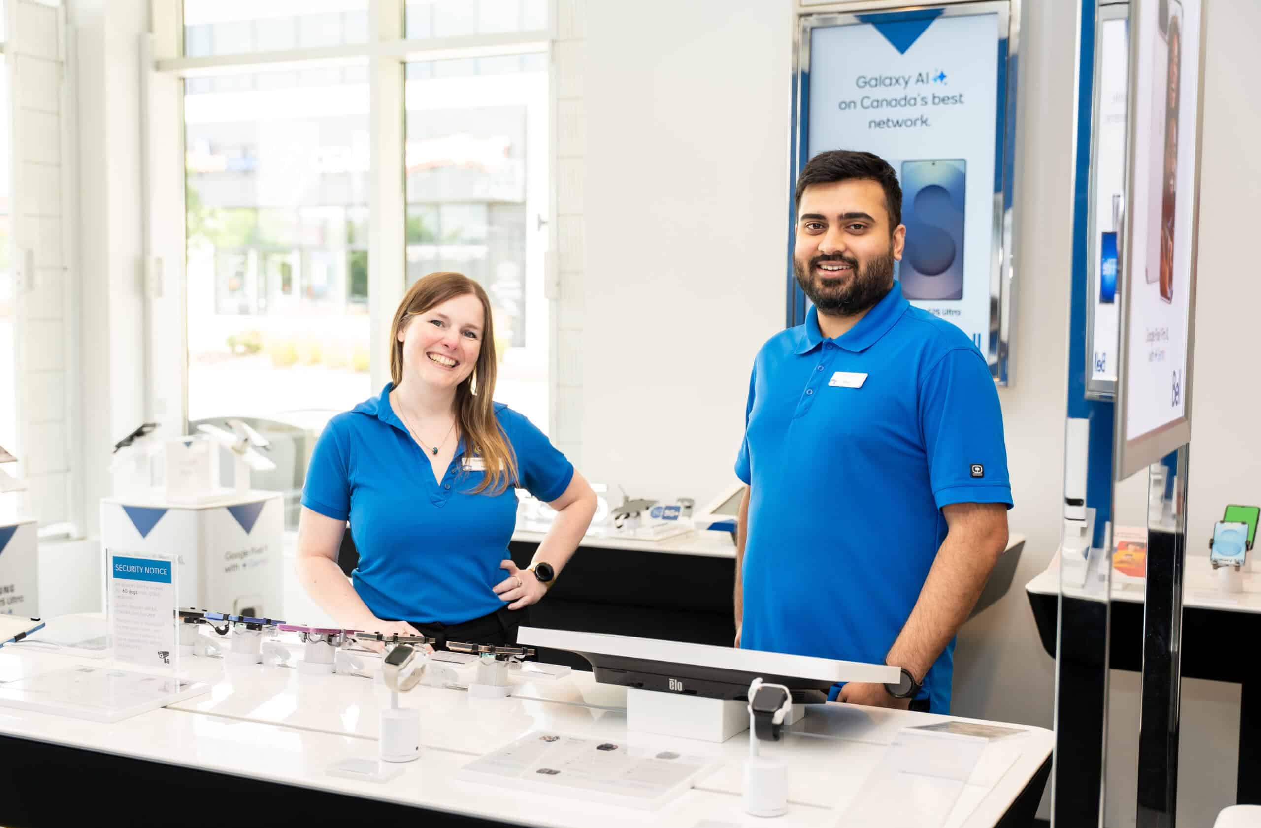 GCTel employees at Bell store on Talbot St St. Thomas ON