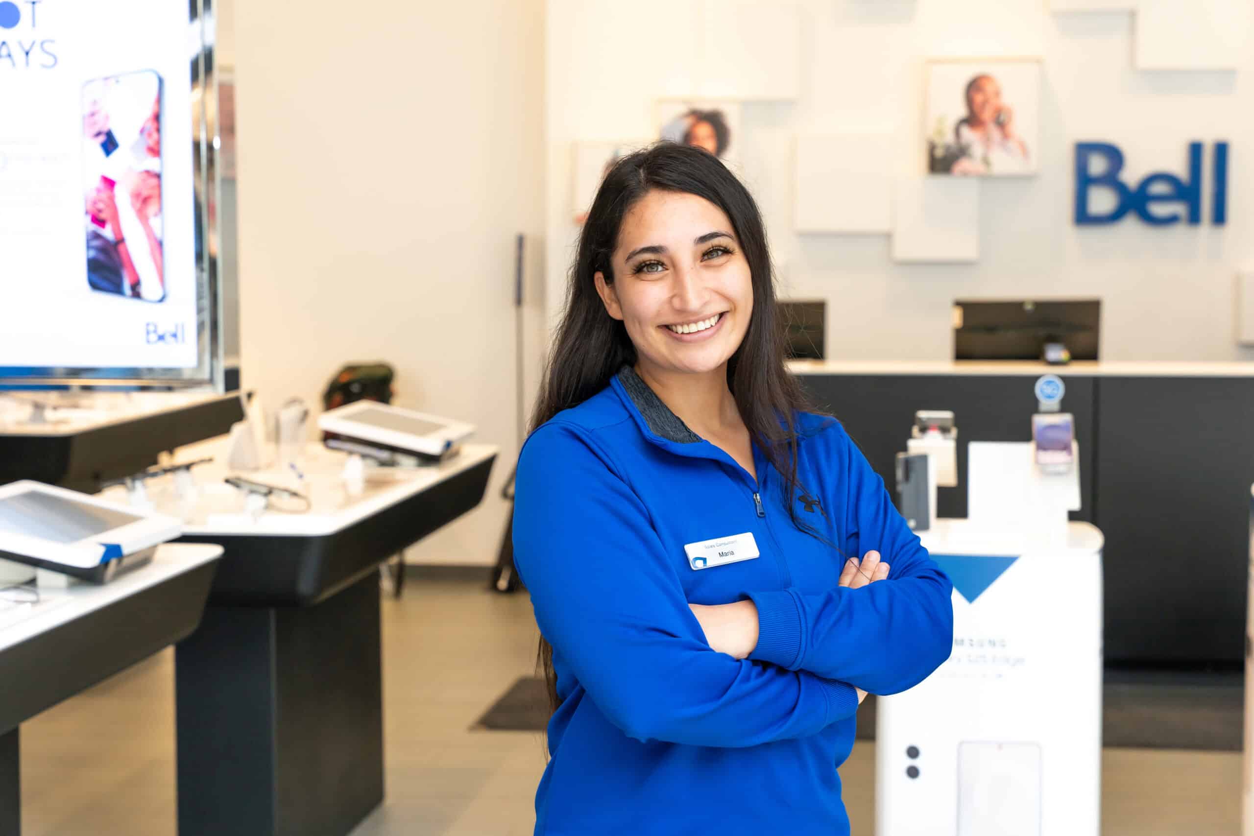 GCTel employees at Bell store on GCTel employees at Bell store on GCTel employees at Bell store on Murphy Rd, Sarnia ON